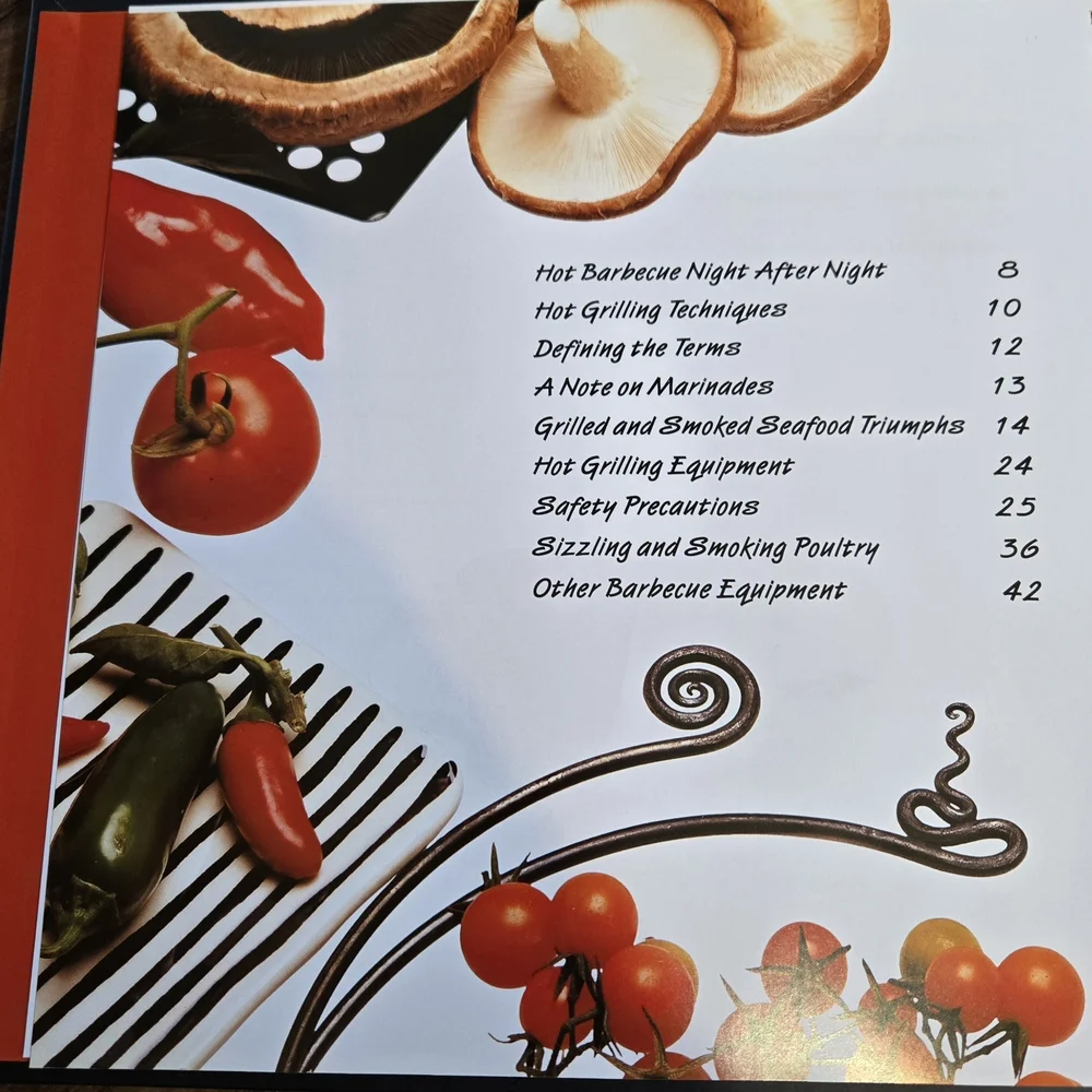 Hot Barbecue Cookbook Spiral Bound Hardcover By Hugh Carpenter, Teri Sandison